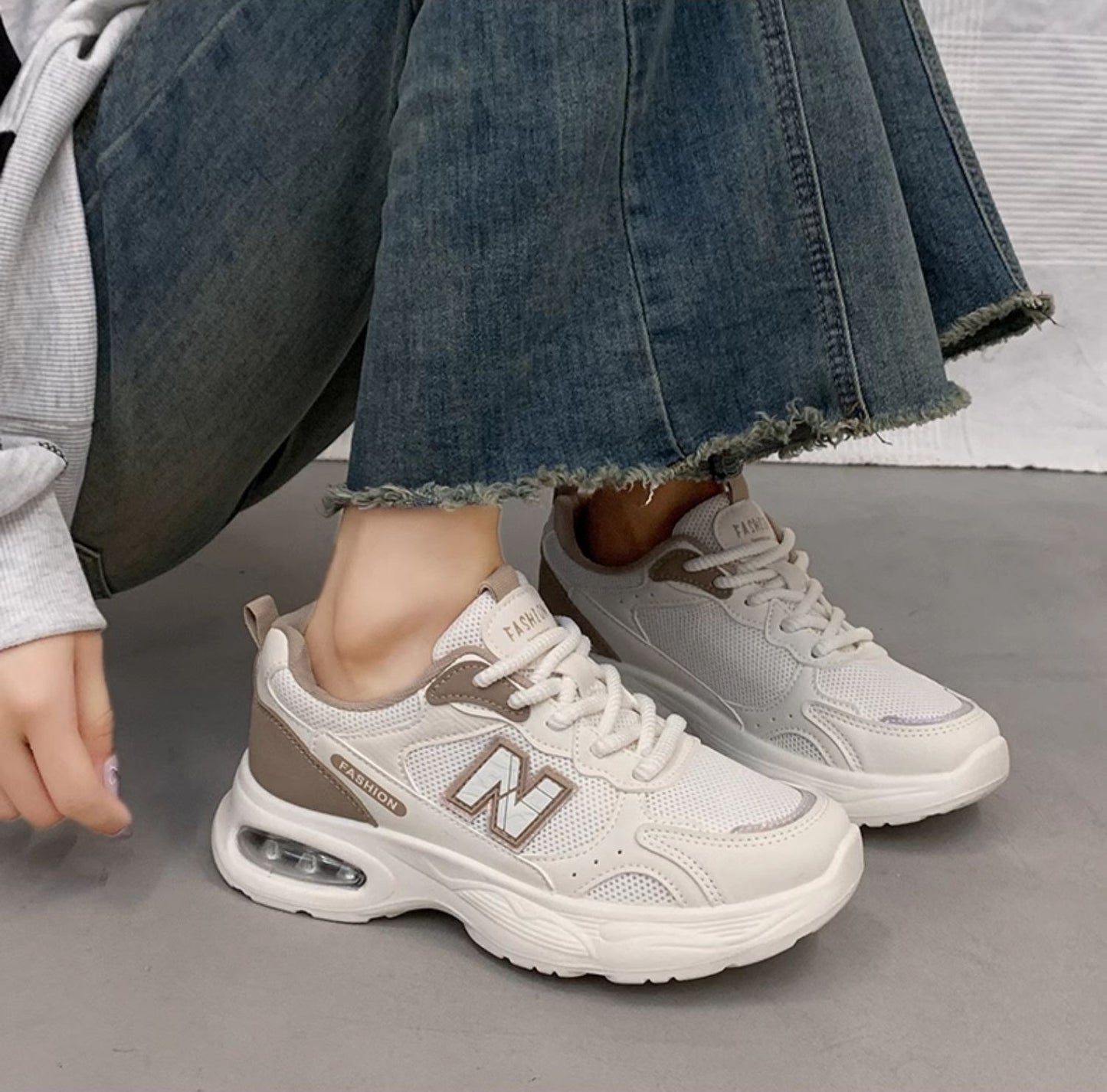 ¡Nuevos! Zapatillas AIR NB FASHION para mujer con Cámara de Aire
