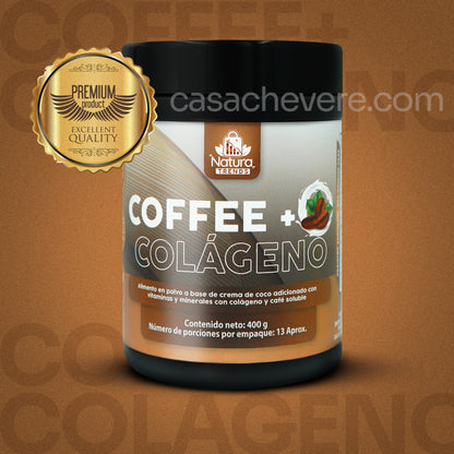 Café + Colágeno 400g - Energía, salud de la piel, cabello y articulaciones.