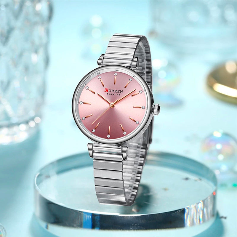 Reloj Curren Acero Mujer Elegante