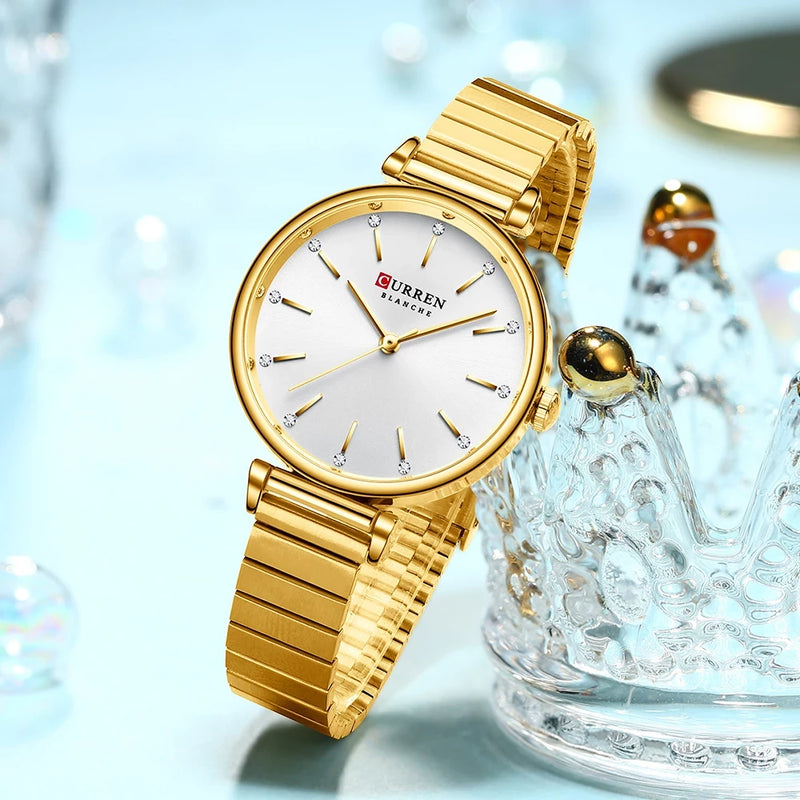 Reloj Curren Acero Mujer Elegante