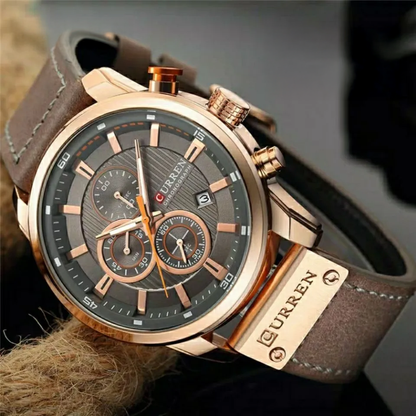 Reloj Curren® Cuarzo Cuero ORIGINAL