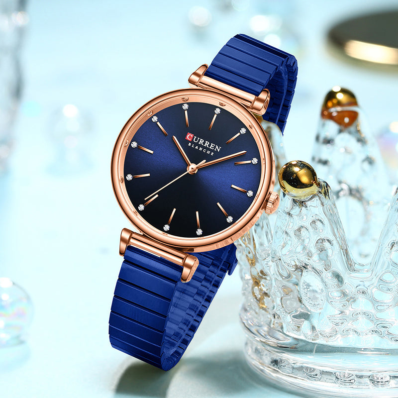 Reloj Curren Acero Mujer Elegante