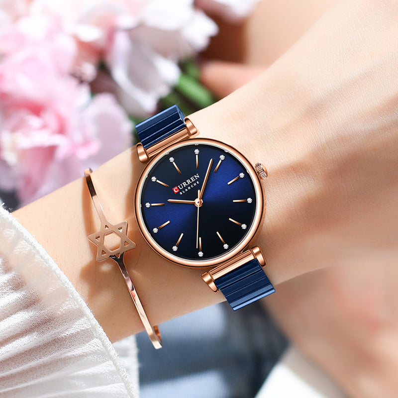 Reloj Curren Acero Mujer Elegante