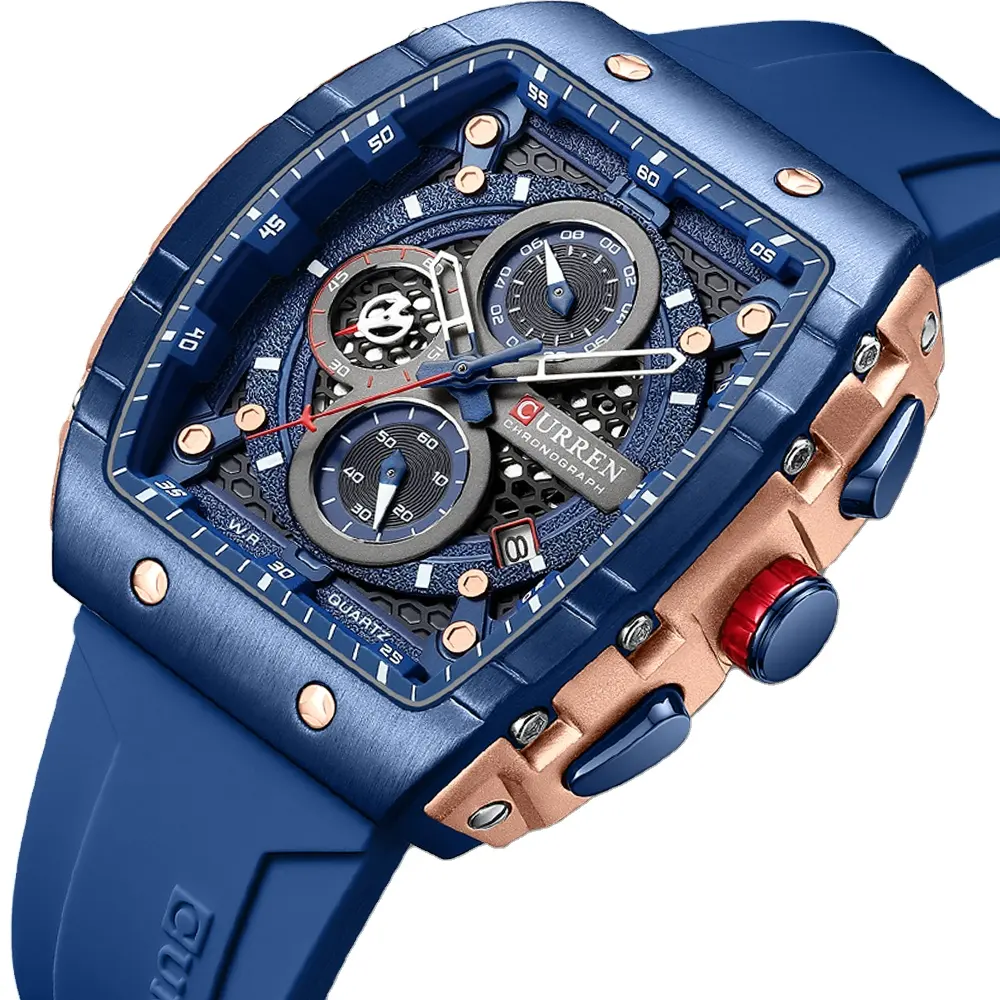 Reloj Curren® Silicona Crono Funcion ORIGINAL