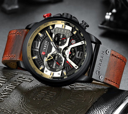 Reloj Curren® Cronografo Cuero ORIGINAL