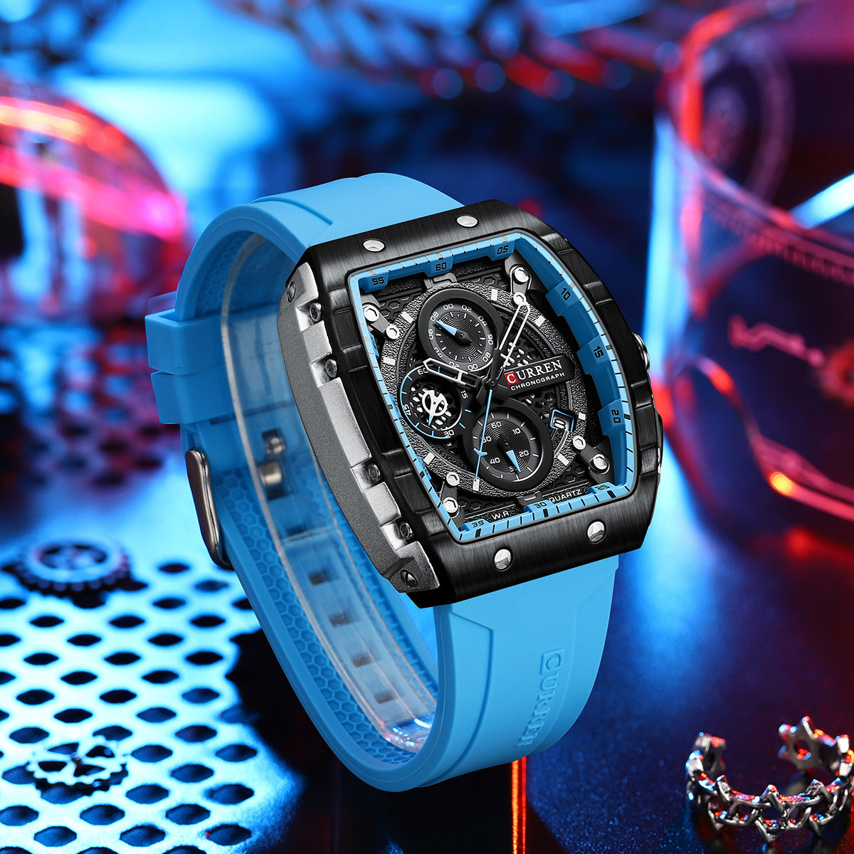 Reloj Curren® Silicona Crono Funcion ORIGINAL