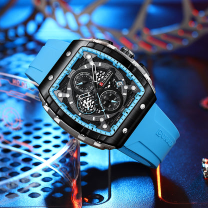 Reloj Curren® Silicona Crono Funcion ORIGINAL