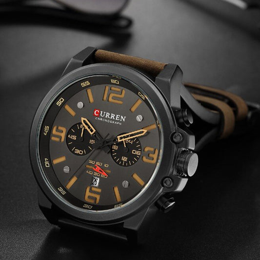 Reloj Curren® Cuarzo Correa De Cuero