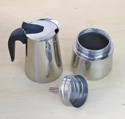 Cafetera Italiana de Acero - Expreso 9 Tazas