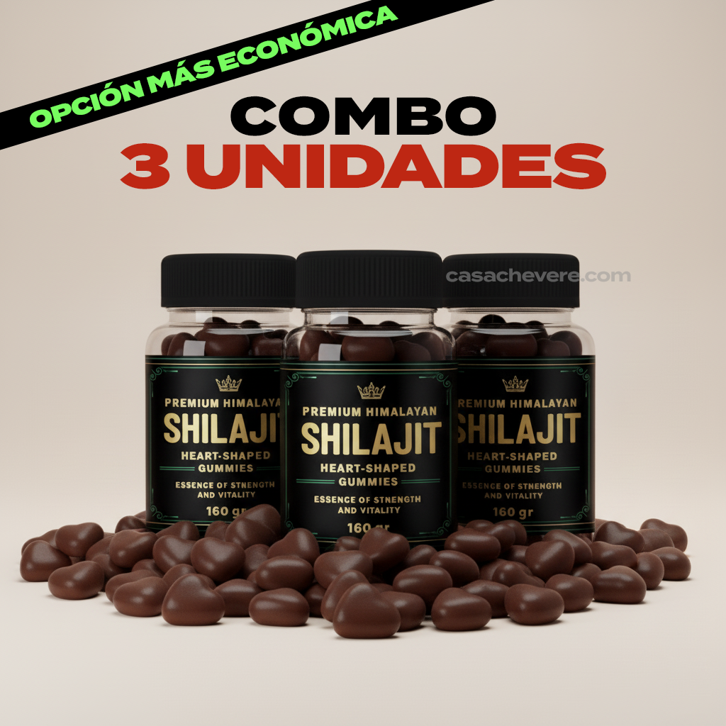 Gomas Shilajit™ 160g - Energía, Vitalidad, Claridad mental y Piel Radiante