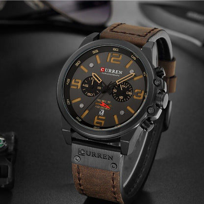 Reloj Curren® Cuarzo Correa De Cuero