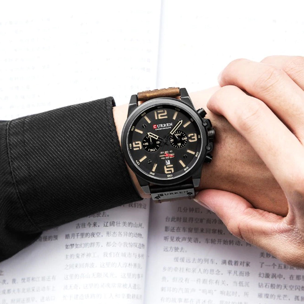 Reloj Curren® Cuarzo Correa De Cuero