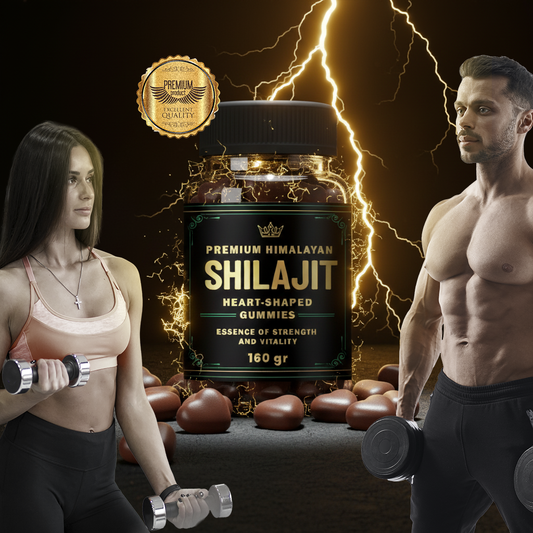 Gomas Shilajit™ 160g - Energía, Vitalidad, Claridad mental y Piel Radiante