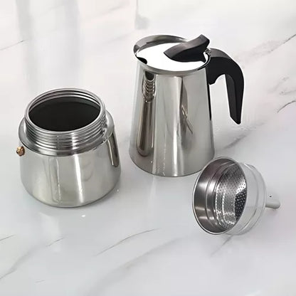 Cafetera Italiana de Acero - Expreso 9 Tazas