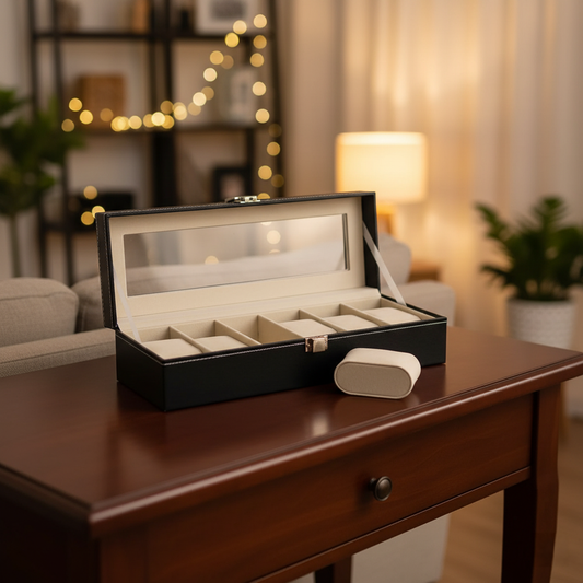 Organizador Para Relojes X6 Negro