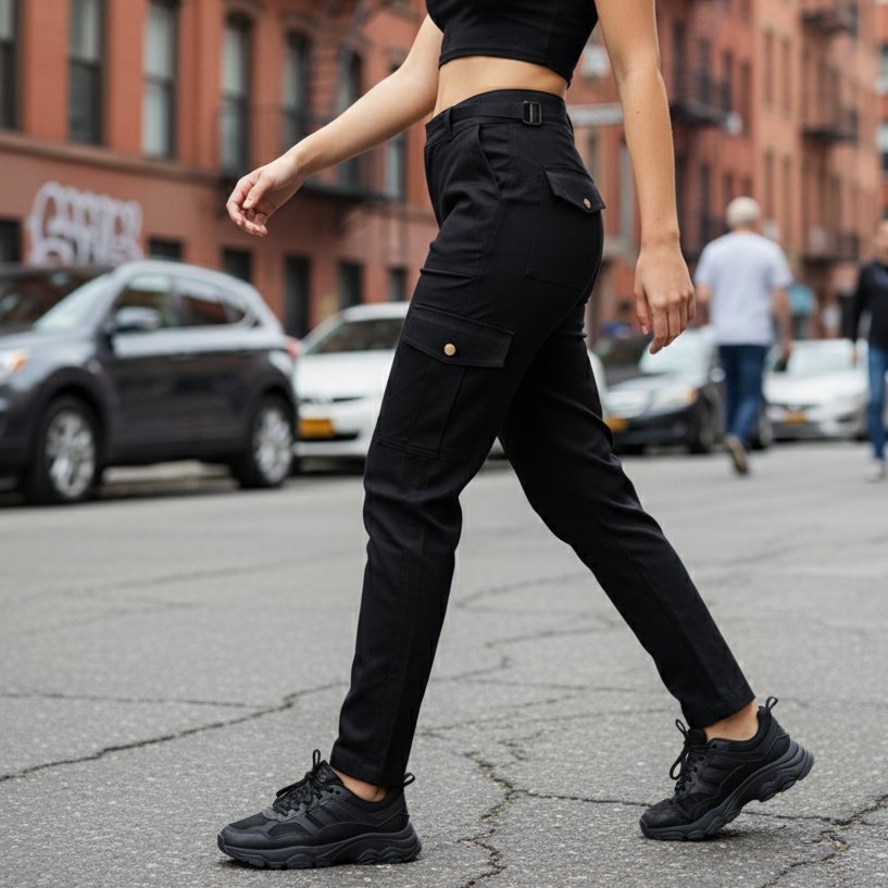 Pantalon Cargo Dama Ajustable