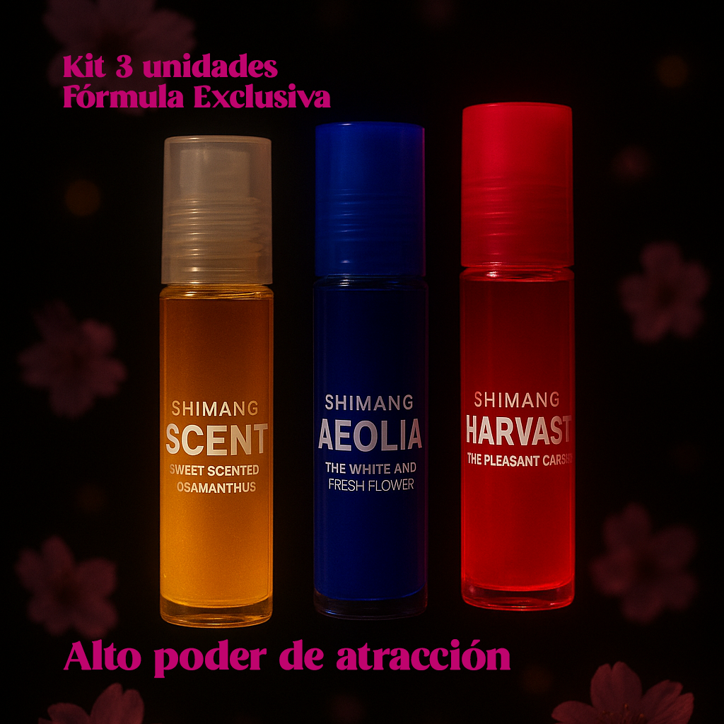 Pheromonas® - Set 3x Feromonas para Mujer Roll-on