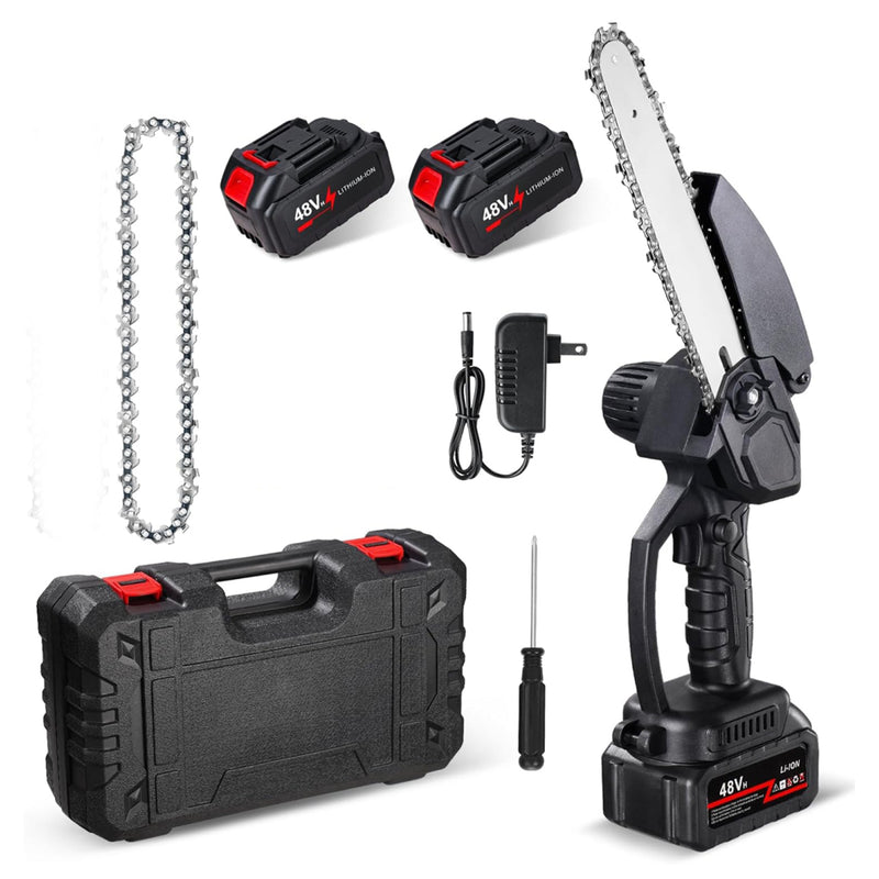 Motosierra Inalámbrica Profesional + 2 Baterías de litio 48V