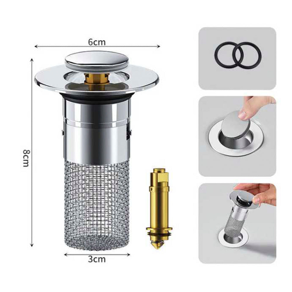KIT DE 2 PIEZAS: Tapón Filtro Universal de Drenaje Premium 🥇💧