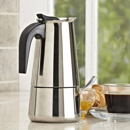 Cafetera Italiana de Acero - Expreso 9 Tazas